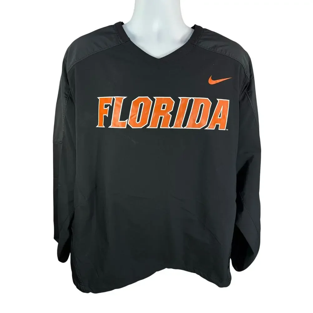 Vintage Y2K Nike Florida Gators Black Pullover Sweatshirt Size X-Large
